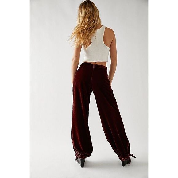 Free People Lotus Velvet Pants - Picture 2 of 5
